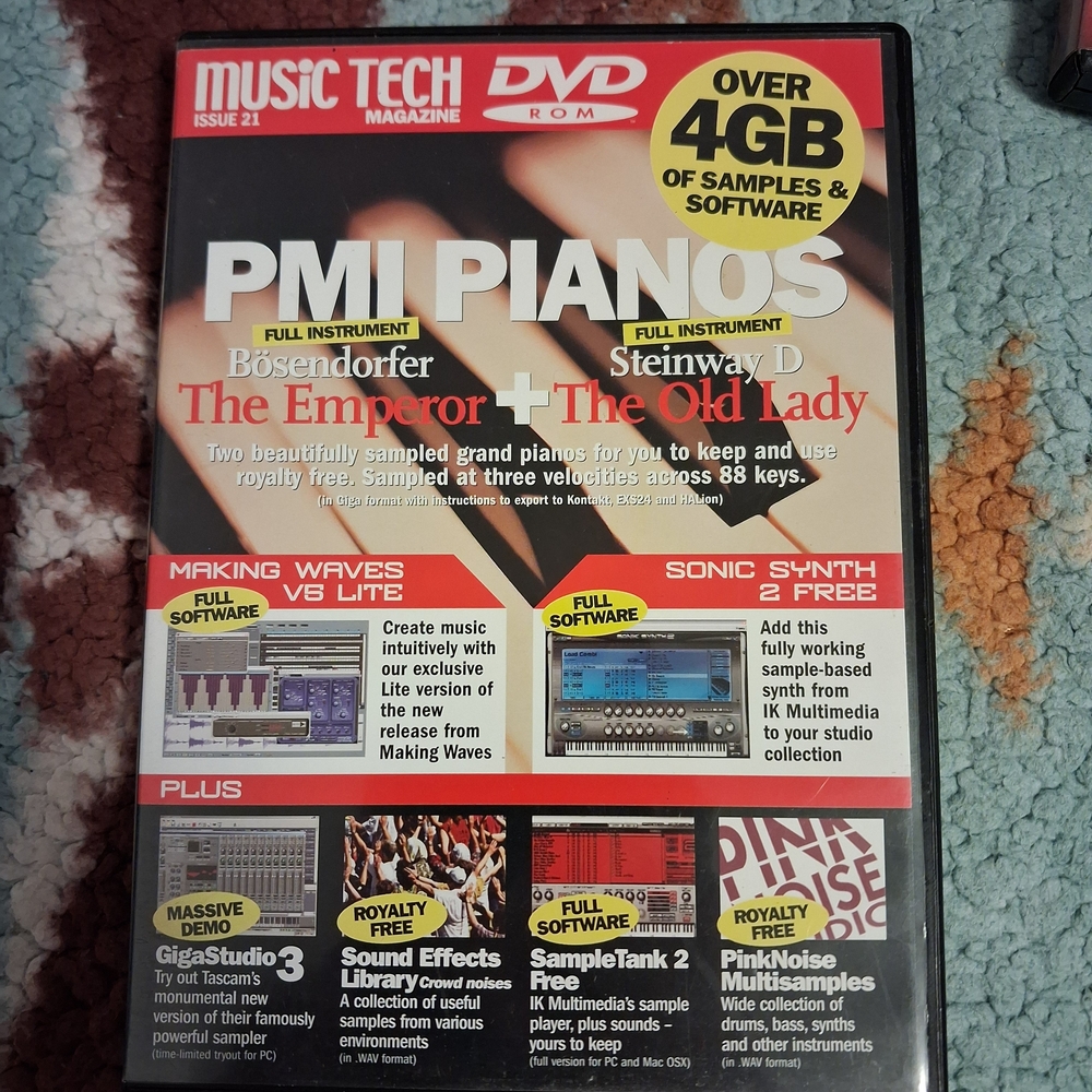 PMI Pianos DVD-ROM with Samples